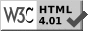 Valid HTML 4.01 Transitional
