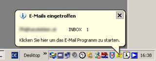 Benachrichtigung mittels Balloon-Tip