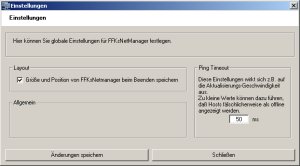 Einstellungen